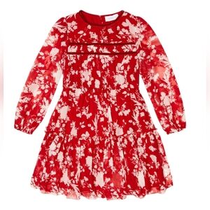 Monnalisa Floral printed Georgette Girl Dress Size 4